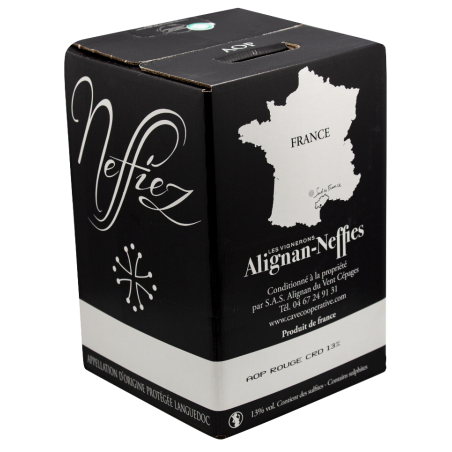 Vin rouge « BIB AOP » AOP Coteaux du Languedoc